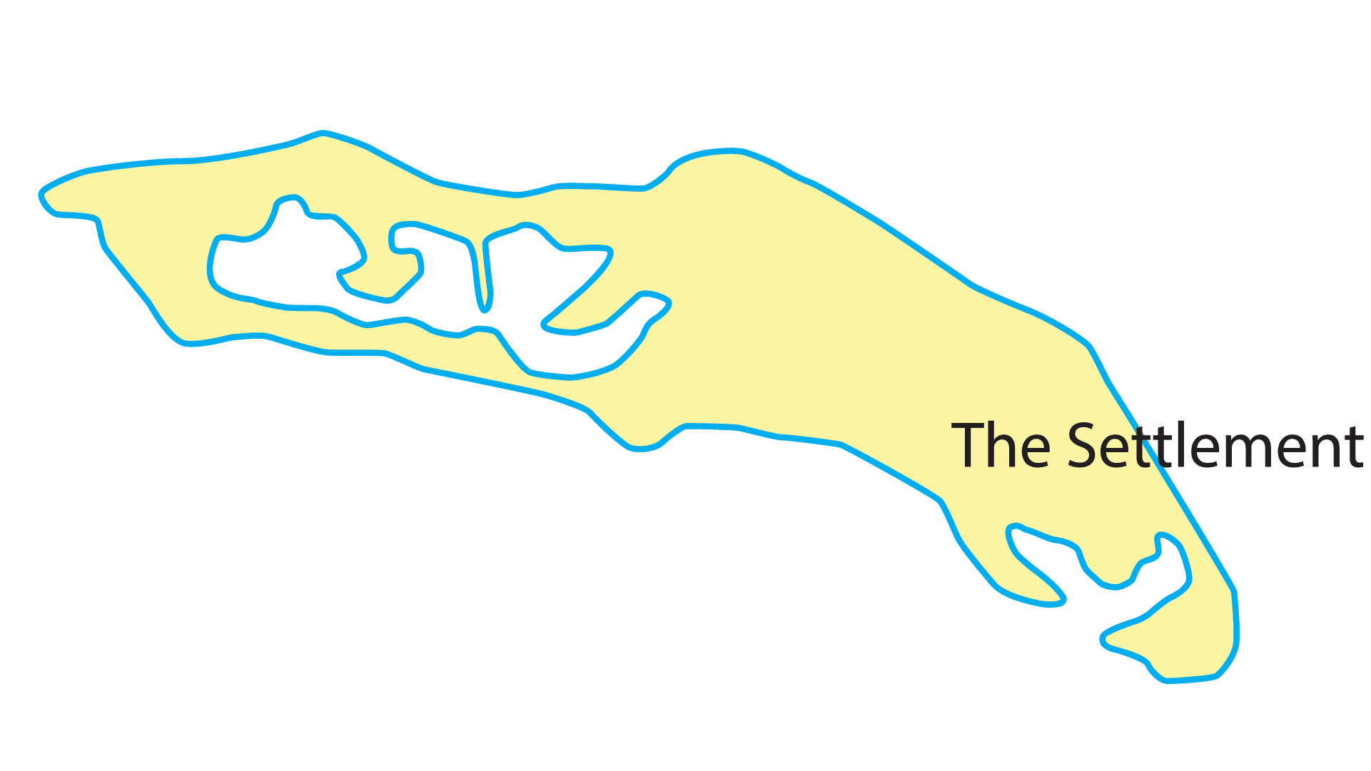 Map rendering of Anegada Island