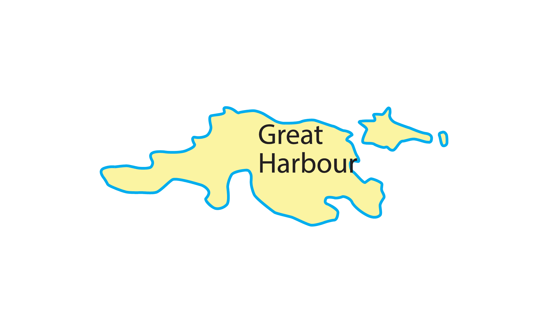 Map rendering of Jost Van Dyke island