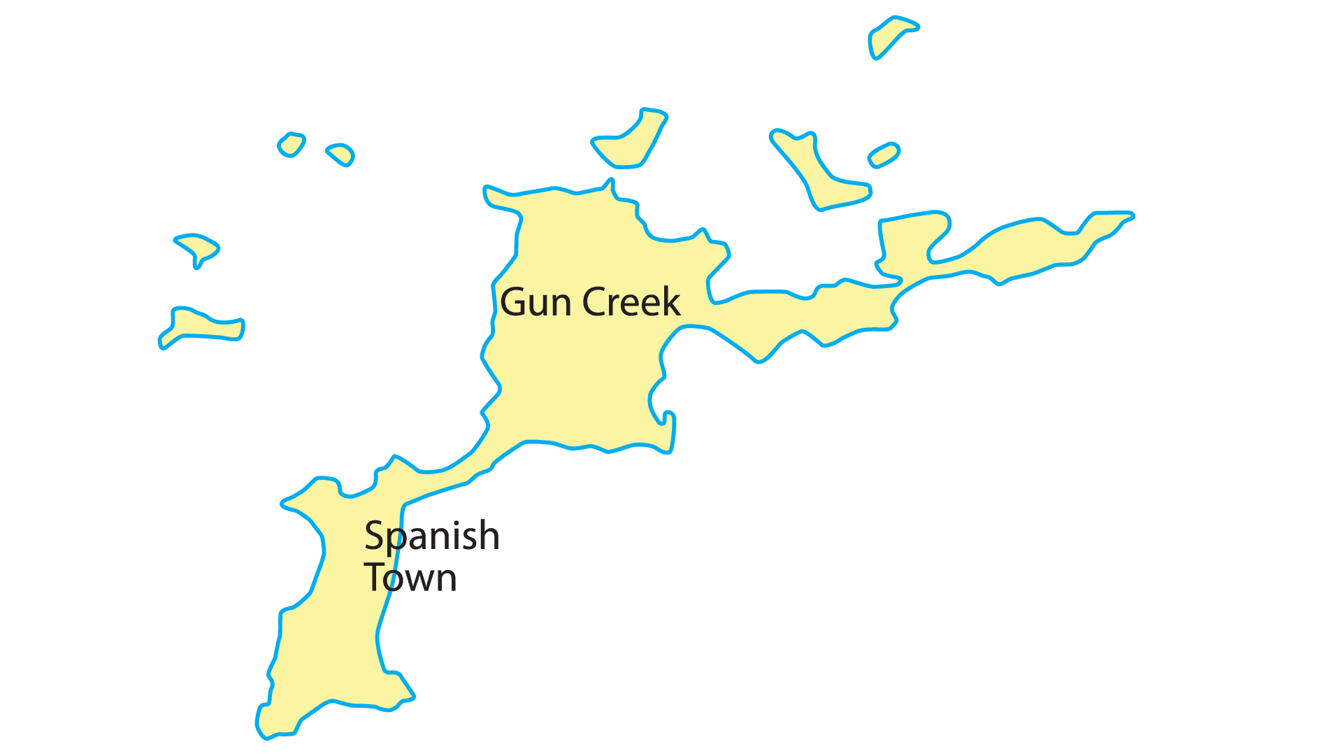 Map rendering of Virgin Gorda Island